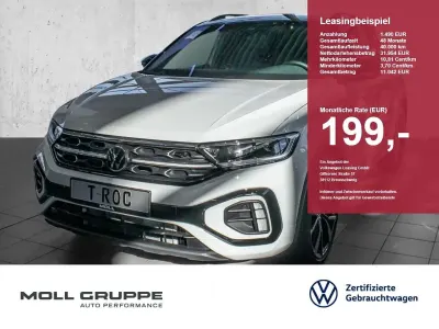 Gebraucht VW T-Roc Cabriolet R-line 150 PS (110 kW) 2026 Pure white uni / schwarz uni SUV
