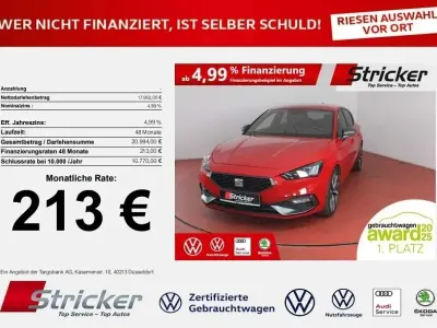 Gebraucht Seat Leon FR 204 PS (150 kW) 2021 Pure rot Limousine