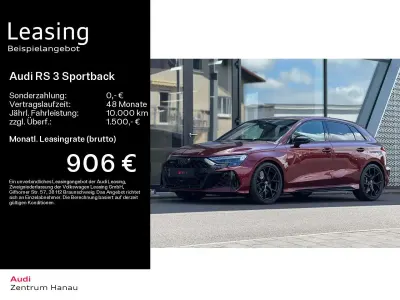 Neu Audi RS3 400 PS (294 kW) 2026 Rubino red metallic (bentley) Limousine
