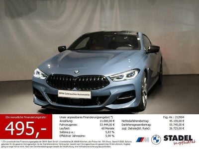 Second-hand BMW M850 Sport Line 530 CP (389 kW) 2020 Albastru Coupe