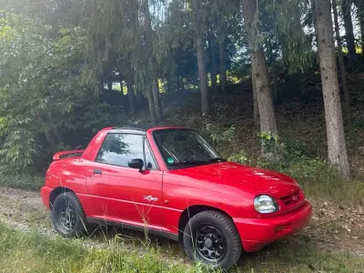 Gebraucht Suzuki Vitara 97 PS (71 kW) 1996 Rot Cabrio