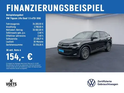 Gebraucht VW Tiguan Goal 150 PS (110 kW) 2025 Schwarz SUV