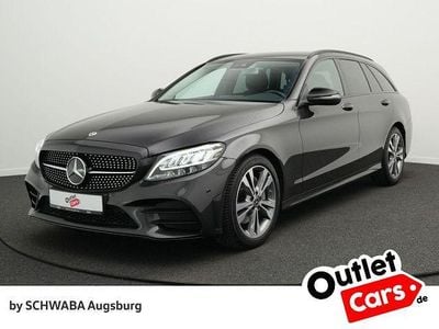 Usata Mercedes C180 AMG line 156 CV (114 kW) 2019 Grigio Station wagon