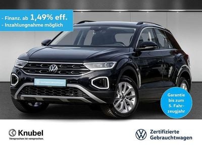 Second-hand VW T-Roc Life 150 CP (110 kW) 2024 Negru SUV
