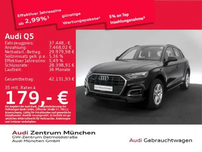 Gebraucht Audi Q5 Basis 204 PS (150 kW) 2024 Brillantschwarz SUV