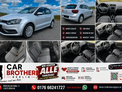 Gebraucht VW Polo Highline 90 PS (66 kW) 2015 Silber Kleinwagen
