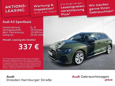 Gebraucht Audi A3 S-Line 204 PS (150 kW) 2025 Grün Limousine
