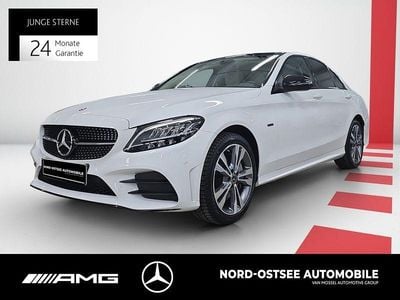 Gebraucht Mercedes C300e AMG 211 PS (155 kW) 2021 Unilack polarweiß Limousine