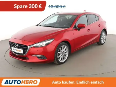 Gebraucht Mazda 3 Sports-Line 165 PS (121 kW) 2017 Rot Limousine