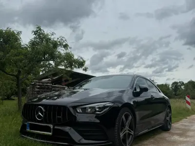 Gebraucht Mercedes CLA200 AMG line 163 PS (119 kW) 2022 Schwarz Coupé