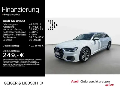 Gebraucht Audi A6 S-Line 204 PS (150 kW) 2025 Gletscherweiß metallic Kombi