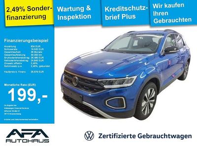 Gebraucht VW T-Roc Goal 150 PS (110 kW) 2024 Blau SUV