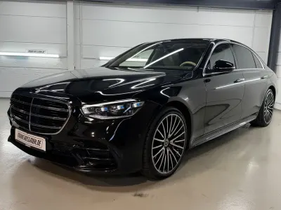 Używany Mercedes S500L 435 KM (319 kW) 2021 Czarny Sedan/Limuzyna