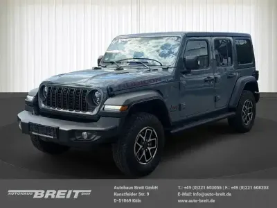 Gebraucht Jeep Wrangler Unlimited Rubicon 272 PS (200 kW) 2024 Anvil clear coat SUV