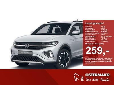 Silber (reflexsilber) Neu 2025 VW T-Cross R-line SUV | 38.555 €