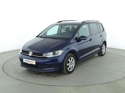 Blau Gebraucht 2018 VW Touran Trendline Van / Kleinbus | 17.200 € (Fairer Preis)