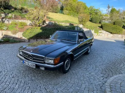 Gebraucht Mercedes SL280 185 PS (136 kW) 1985 Grau Cabrio
