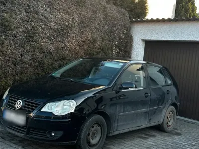 Gebraucht VW Polo 64 PS (47 kW) 2007 Schwarz Kleinwagen