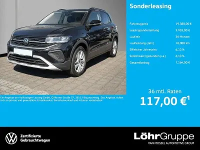 Gebraucht VW T-Cross Goal 95 PS (69 kW) 2025 Schwarz SUV