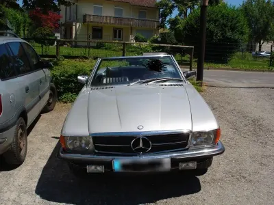 Gebraucht Mercedes SL350 194 PS (142 kW) 1979 Silber Cabrio