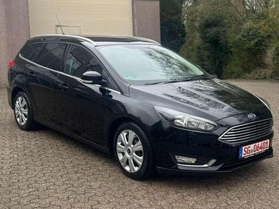 Gebraucht Ford Focus Titanium 125 PS (91 kW) 2016 Iridiumschwarz metallic Kombi