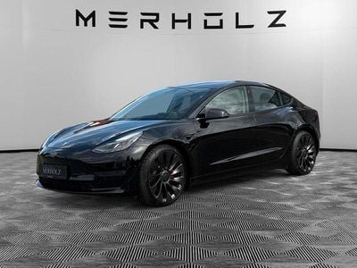 Second-hand Tesla Model 3 Performance 377 kW (513 CP) 2022 Negru Berlinǎ