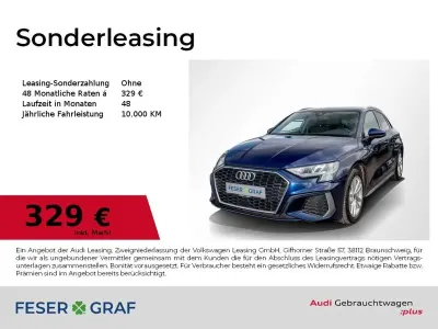 Gebraucht Audi A3 S-Line 150 PS (110 kW) 2023 Navarrablau metallic Limousine