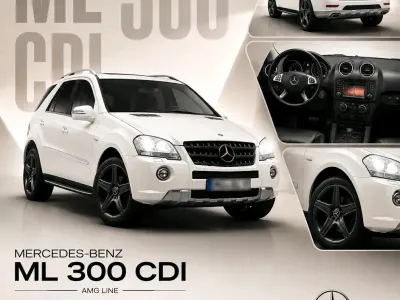 Gebraucht Mercedes ML300 Sport 204 PS (150 kW) 2011 Weiß SUV