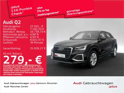 Gebraucht Audi Q2 Advanced Plus 150 PS (110 kW) 2023 Brillantschwarz SUV