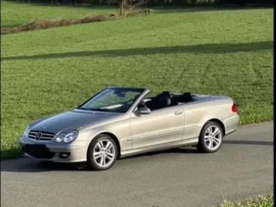 Begagnad Mercedes CLK320 Avantgarde 224 HK (164 kW) 2009 Silver Cab