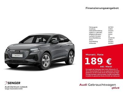 Gebraucht Audi Q4 Sportback e-tron Comfort 125 kW (170 PS) 2023 Grau SUV