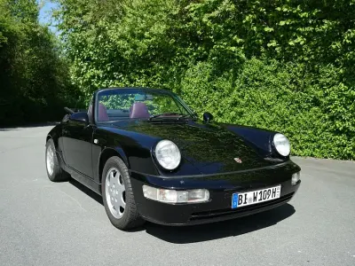 Brugt Porsche 964 250 HK (183 kW) 1992 Sort Cabriolet