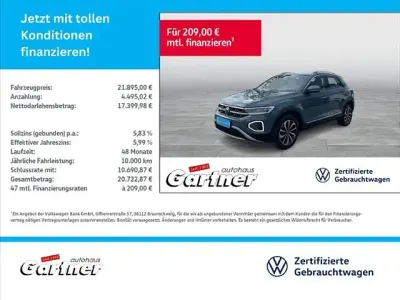 Occasion VW T-Roc Style 150 ch (110 kW) 2022 Bleue SUV