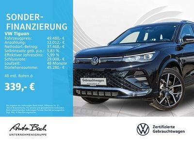 Gebraucht VW Tiguan R-line 193 PS (141 kW) 2024 Deep black perleffekt SUV