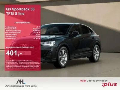 Gebraucht Audi Q3 Sportback S-Line 150 PS (110 kW) 2025 Schwarz SUV