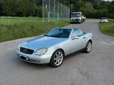 Brugt Mercedes SLK200 136 HK (100 kW) 1998 Sølv Cabriolet