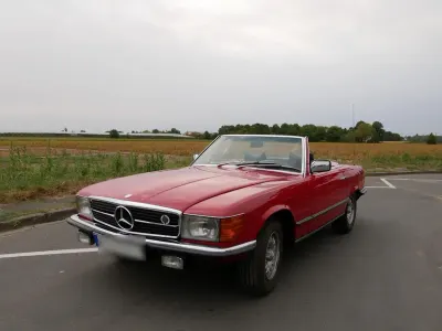 Gebraucht Mercedes SL280 241 PS (177 kW) 1978 Rot Cabrio