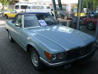 Gebraucht Mercedes SL350 200 PS (147 kW) 1972 Blau Cabrio