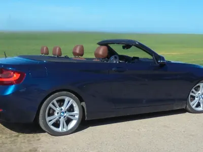 Gebraucht BMW 220 Sport Line 184 PS (135 kW) 2015 Blau Cabrio