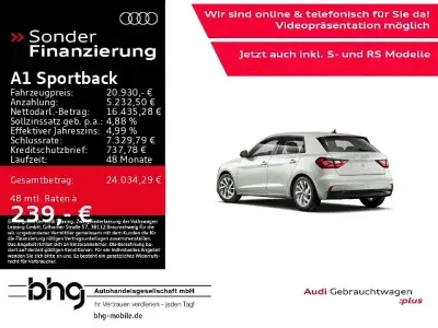 Gebraucht Audi A1 Sportback Advanced Plus 116 PS (85 kW) 2025 Silber Kleinwagen