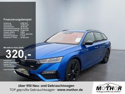 Usata Skoda Octavia RS 200 CV (147 kW) 2022 Blu Station wagon