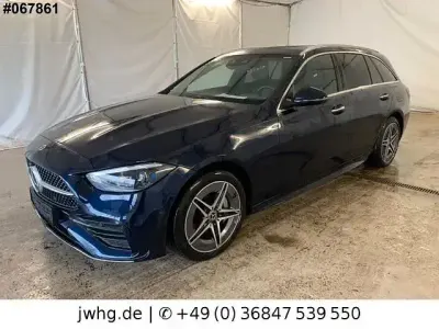 Używany Mercedes C300e AMG 313 KM (230 kW) 2022 Niebieski Sedan/Limuzyna