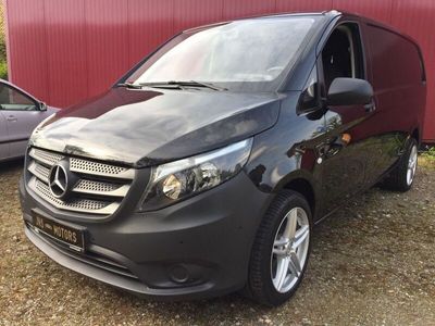 gebraucht Mercedes Vito 110 lang 1 Hand MwSt. 18Zoll schwarz nur 48.000Km