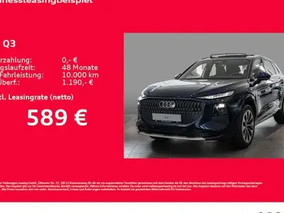 Neu Audi Q3 Ambiente 204 PS (150 kW) 2025 Blau SUV