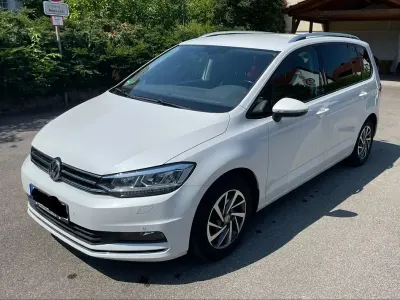 Gebraucht VW Touran Sound 150 PS (110 kW) 2018 Weiß Van / Kleinbus