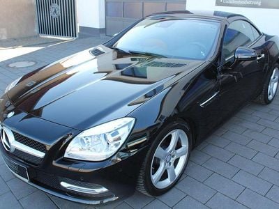 Usata Mercedes SLK250 204 CV (150 kW) 2015 Nero Cabrio