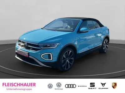 Gebraucht VW T-Roc Cabriolet Style 150 PS (110 kW) 2022 Blau Cabrio
