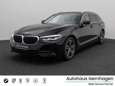 Gebraucht BMW 520 Sport Line 190 PS (139 kW) 2021 Schwarz ii  668 Kombi