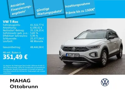 Gebraucht VW T-Roc IQ Drive 150 PS (110 kW) 2025 Weiß SUV
