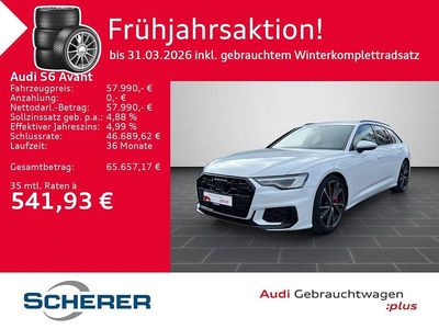 Gebraucht Audi S6 Comfort 344 PS (253 kW) 2024 Gletscherweiß metallic (metallic) Kombi
